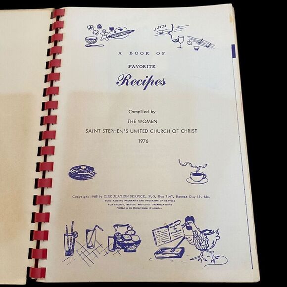 Vintage Cookbook Saint Stephen's United Church of Christ Reading PA 1776 - 1976 - Picture 2 of 7